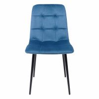 Стул Алвест AV 406-N синий бархат H-58/черный купить в Минске Стул Алвест AV 406-N синий бархат H-58/черный купить в Минске